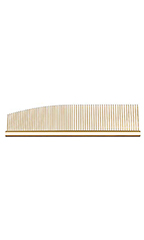 Utsumi Stainless Combination Comb 6.5 inch Gold 