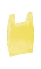 Small Yellow Plastic T-Shirt Bags