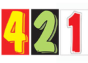 Number & Symbol Stickers