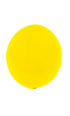 20 inch Reusable Yellow Vinyl Balloon