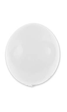 20 inch Reusable White Vinyl Balloon