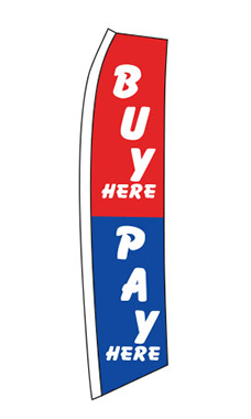 Wave Flag - "Buy Here Pay Here" 1