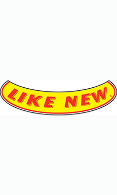 Smile Windshield Slogan Sticker - Red/Yellow - "Like New"