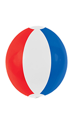20 inch Reusable Red/White/Blue Vinyl Balloon