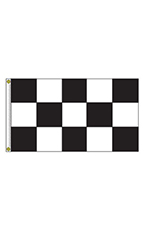 Horizontal Black/White Checkered Flag