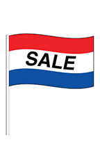 "Sale" Cloth Antenna Pennant