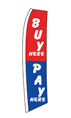 Wave Flag - "Buy Here Pay Here" 1