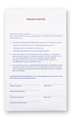2-Part Privacy Notice Forms