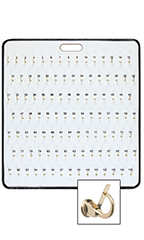 Keyboard With Self-Closing Tabs - 105 Hooks