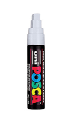 White Water Based Paint Marker with 5/8 inch tip