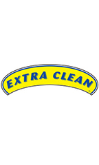 Arch Windshield Slogan Sticker - Blue/Yellow - "Extra Clean"