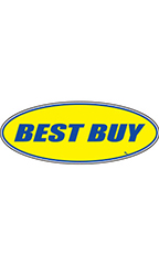 Oval Windshield Slogan Sticker - Blue/Yellow - "Best Buy"