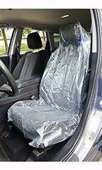 Value Plastic Car Seat Cover - Clear