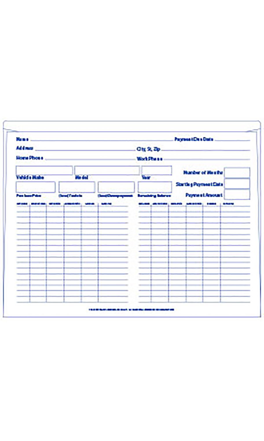 Buy Here Pay Here Record Envelopes SSW Dealer Supply