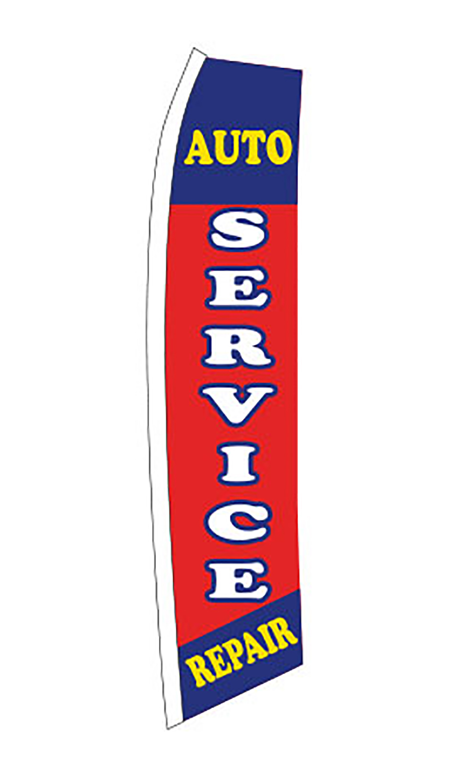Wave Flag "Auto Service Repair" SSW Dealer Supply