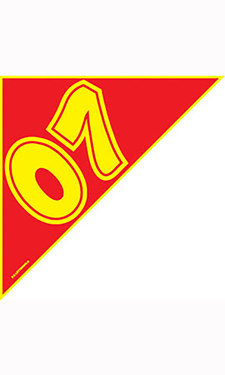Corner Windshield Year Stickers Red/Yellow "07" SSW Dealer Supply