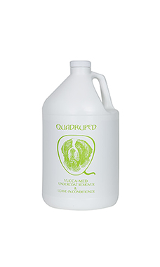 Quadruped Yucca Med De-Matting Undercoat Remover Rapid Drying Aid & Leave-in Conditioner (Gallon)