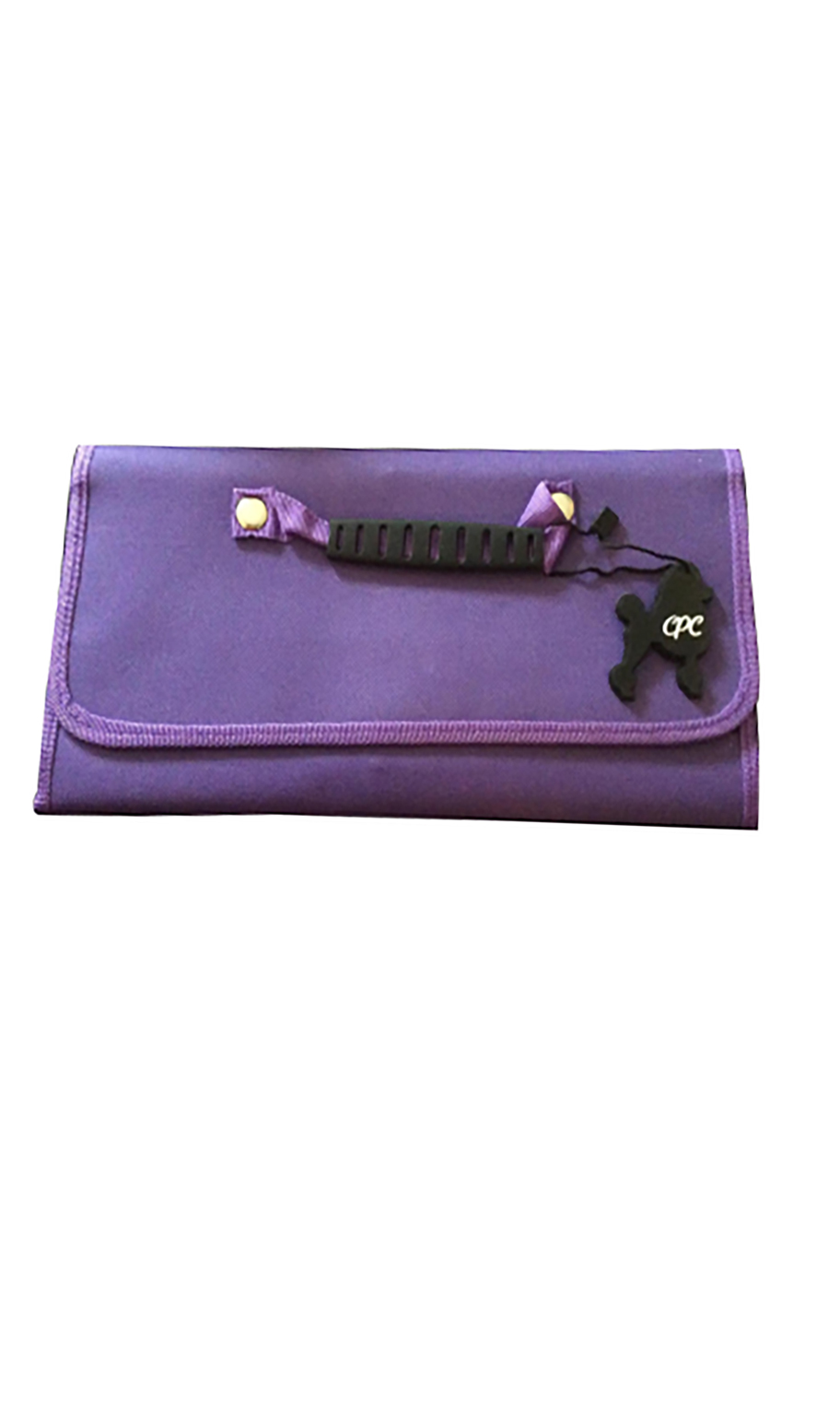 CPC 7" Purple Pocket Shear Bag Love Groomers