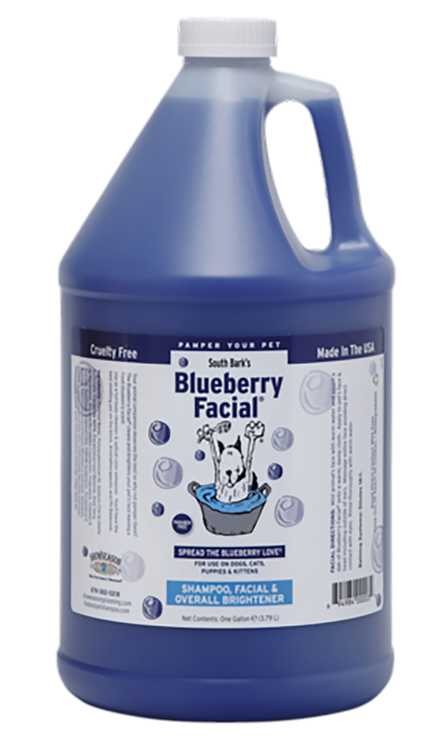 ShowSeason Gallon South Bark Blueberry Facial® Love Groomers