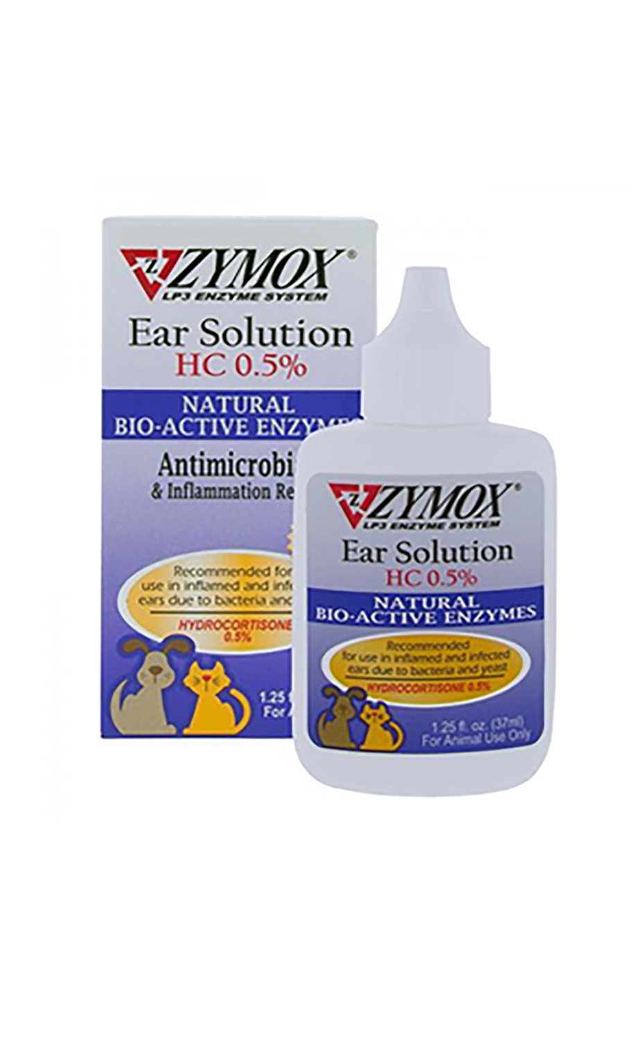ZYMOX Enzymatic Ear Solution 0.5 Hydrocortisone Love Groomers