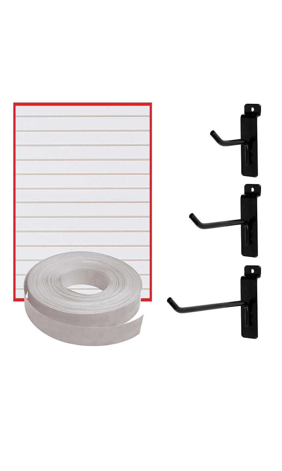 Slatwall Kit & Peg Hook Bundle