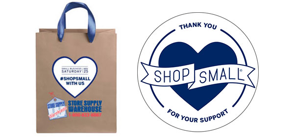 Small Business Saturday Bag with Badge