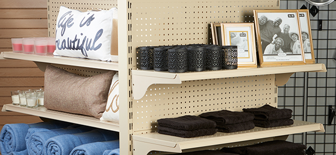 Metal Gondolas & Pegboard
