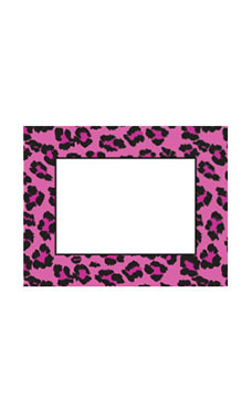 Small Boutique Pink Leopard Sign Cards