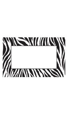 Medium Boutique Black & White Zebra Sign Cards