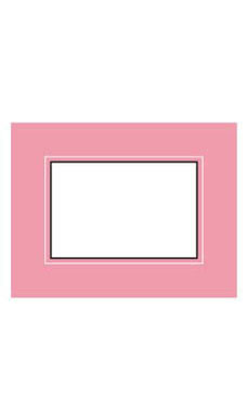 Large Boutique Pink Chevron Sign Cards