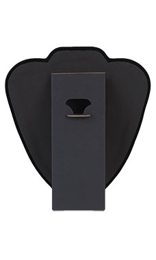 Black Velvet Padded Black Velvet Necklace Display Easels