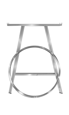 Chrome Collapsible Round Clothing Rack