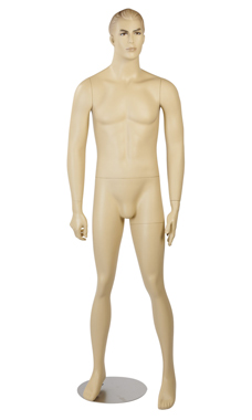 Male Hair Skin Color Full Body Mannequin