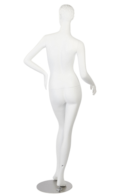 Female White Cameo Fiberglass Mannequin