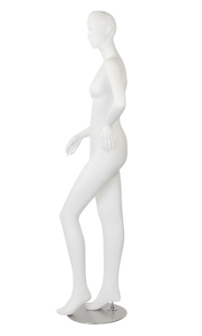 White Cameo Fiberglass Female Mannequins with Head