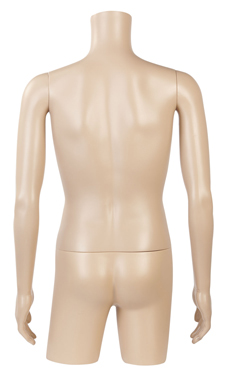 3/4 Male Body Plastic Mannequin