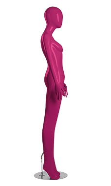 Female Hot Pink Fiberglass Mannequin