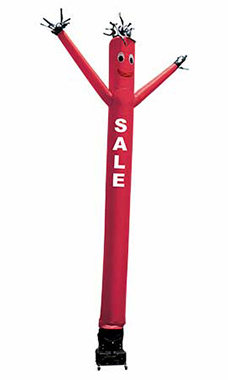 Inflatable Dancing Man - Red - "Sale"