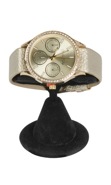 Black Velvet Horizontal Watch Stands