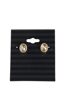 Black Stripes Earring Card