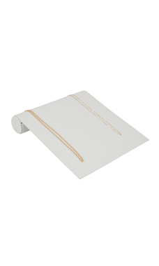 White Faux Leather Bracelet Ramps