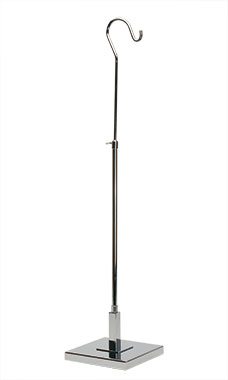 Chrome Hook Stand with 18 x 36 inch Extension
