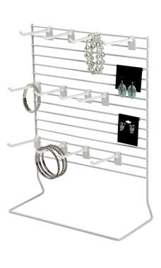 Wire Countertop Racks With 12 Peg Hooks