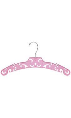 15" Pink Plastic Hangers