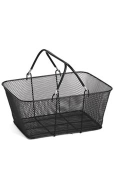 Black Wire Metal Shopping Baskets