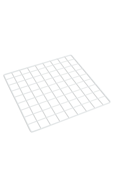 Set of 2 Mini Black Grid Panel 14 Inches W x 14 Inches H 1.5 Inch Squares 
