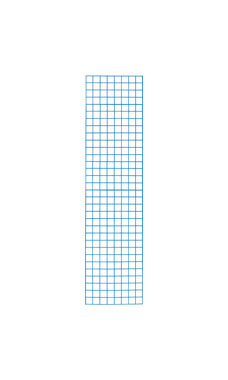 Made to Order 2' x 8' Wire Grid Panel - Blue