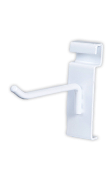 4 inch White Peg Hook for Wire Grid