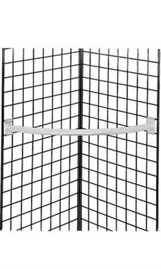 White Corner Gridwall Hangrails