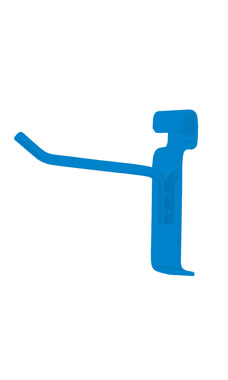 Made to Order 4" Wire Grid Peg Hook - Blue